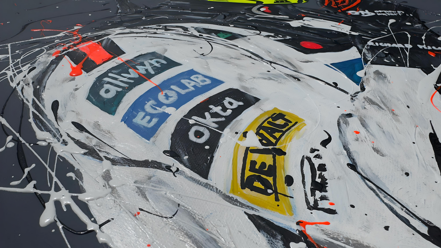 Lando Norris wins Monaco grand prix 2025 - Original Artwork