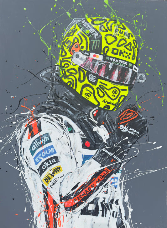 Lando Norris wins Monaco grand prix 2025 - Original Artwork