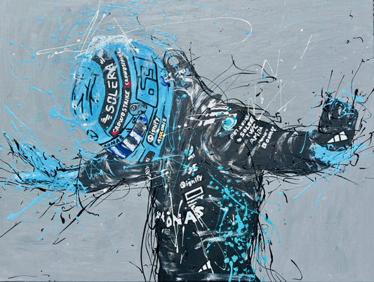 George Russell - Original Artwork 60 cm x 80cm