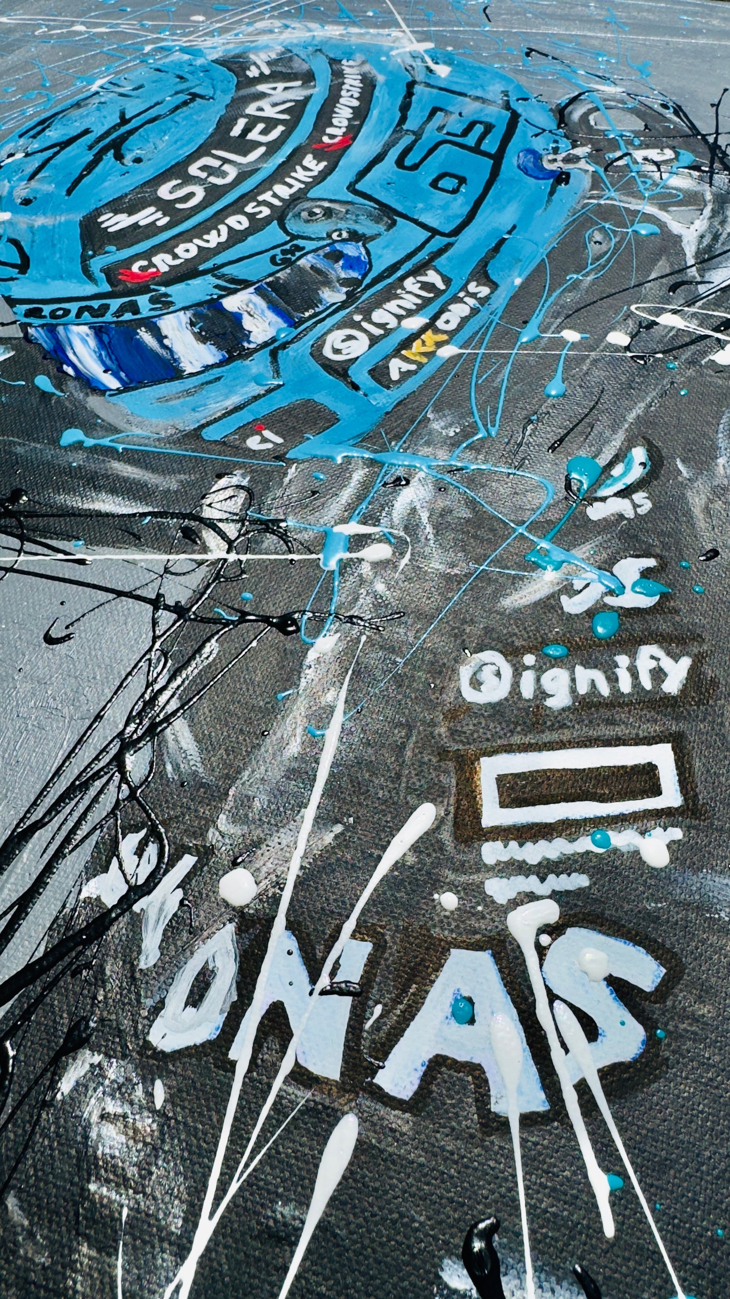 George Russell - Original Artwork 60 cm x 80cm