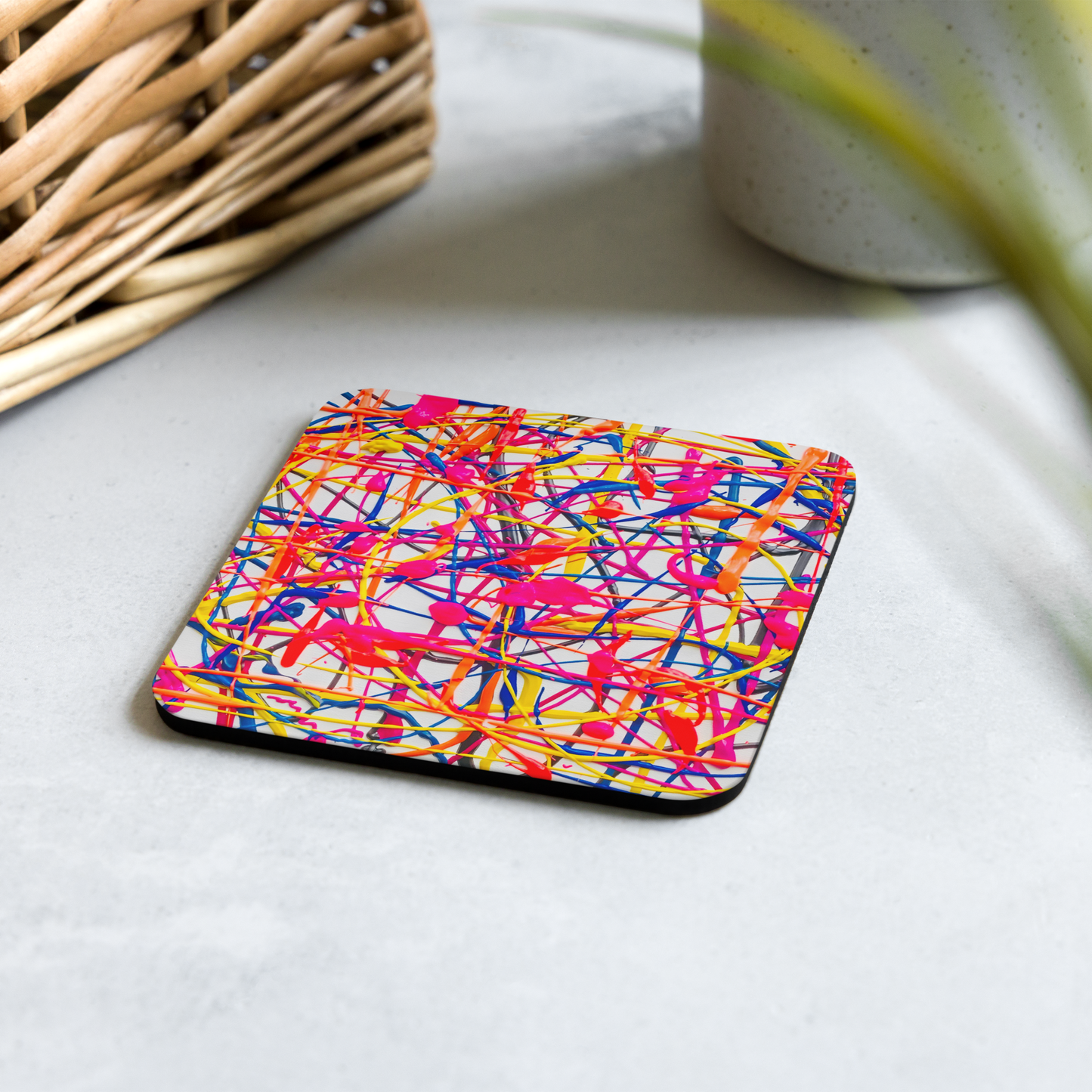 Neon Web - Coasters