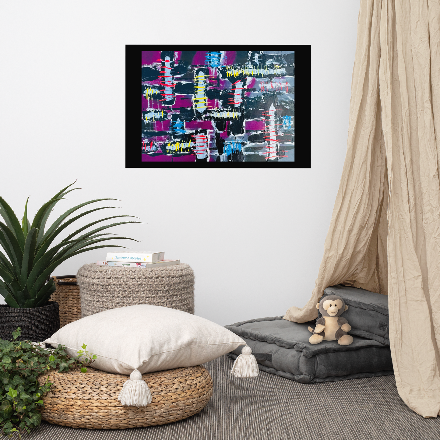 Stitches - Canvas Reprint