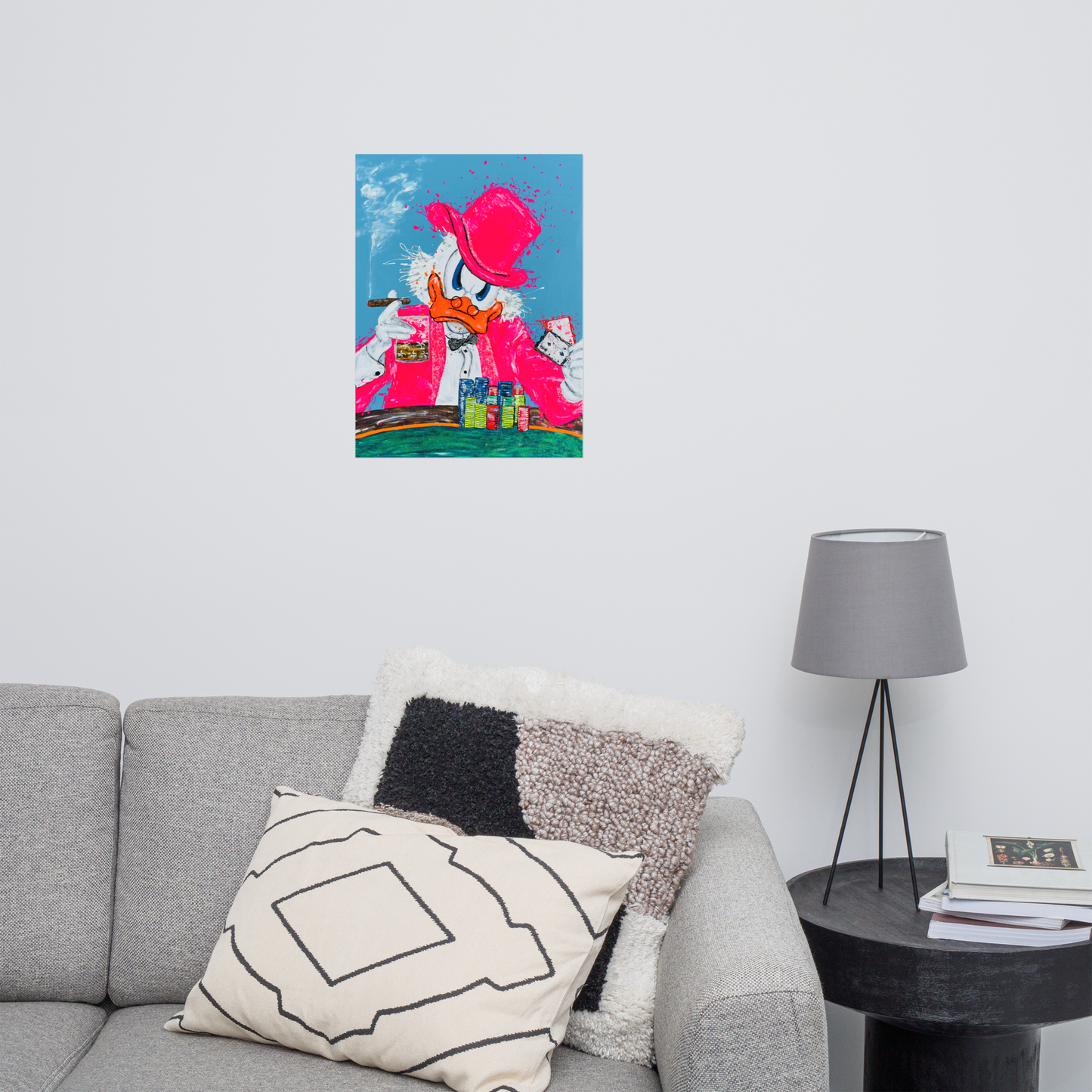 Lucky McDucky - Thin Canvas Reprint size 18" x 24"