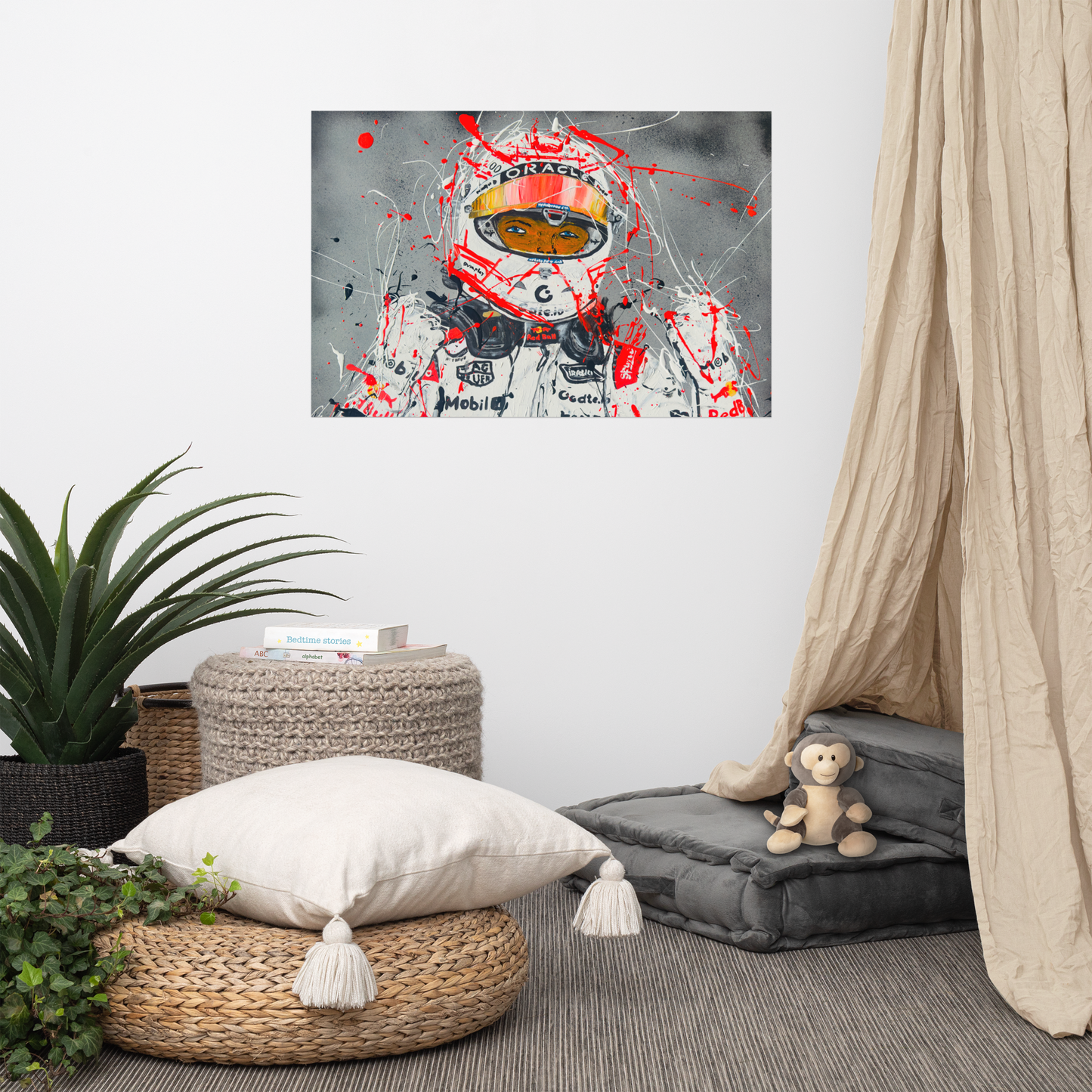Max Verstappen # 1 - Premium Luster Photo Paper Poster - size 24" x 36"
