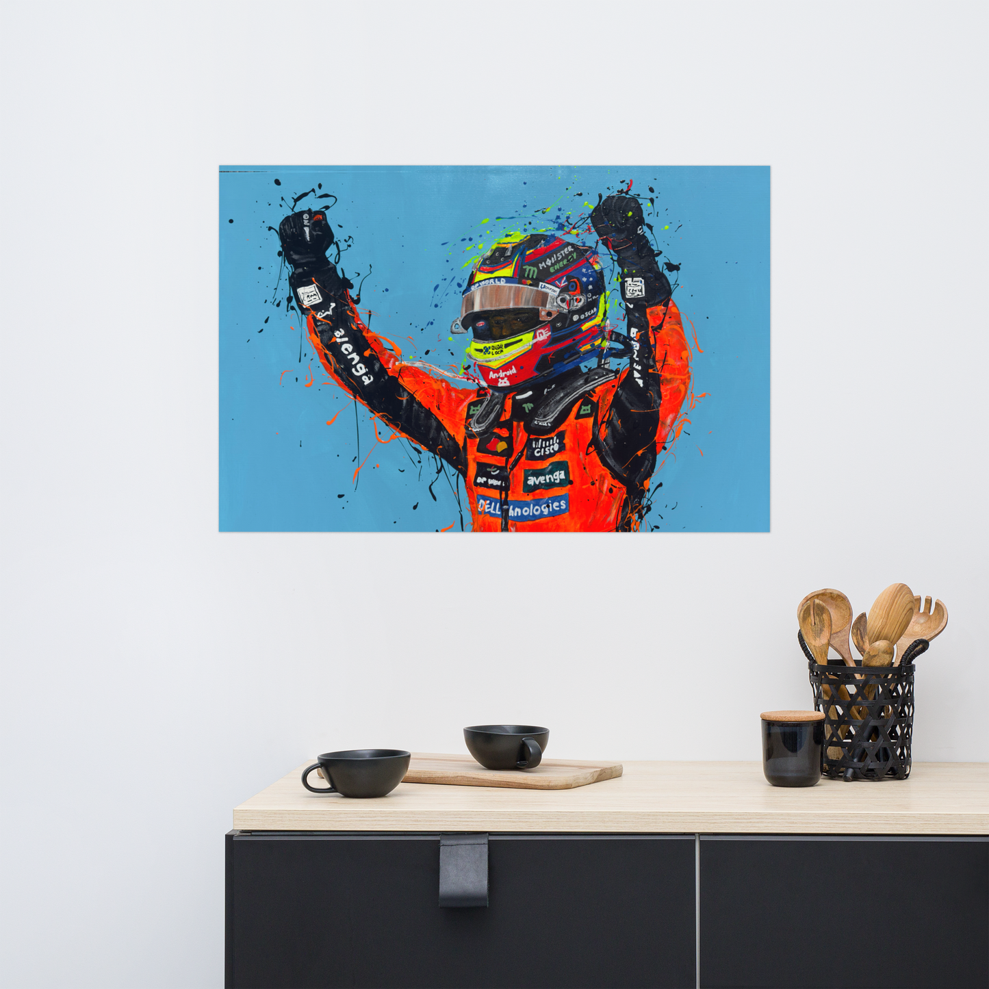 Oscar Piastri - Premium Luster Photo Paper Poster - size 24" x 36"