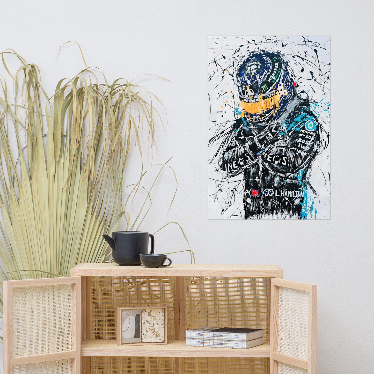 Sir Lewis Hamilton - Premium Luster Photo Paper Poster - size 24" x 36"