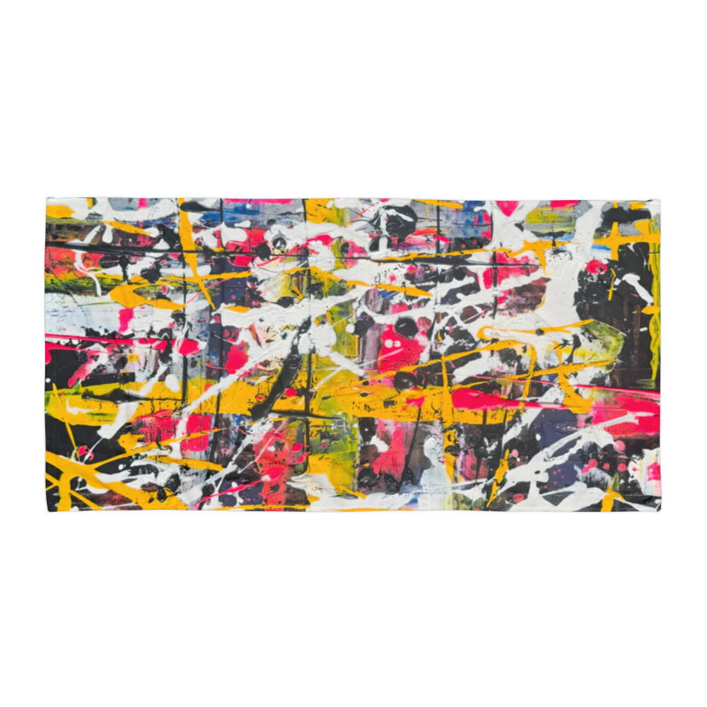 Unmellow yellow - Beach Towel