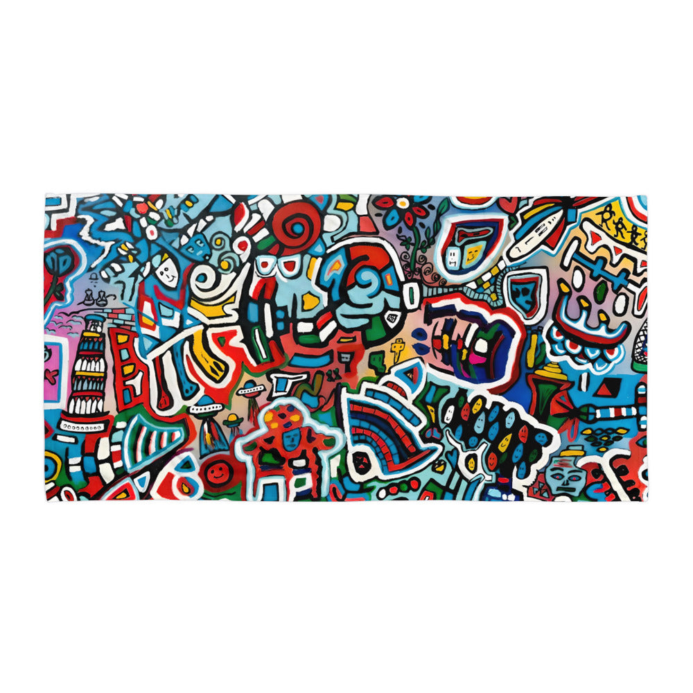 Mind  Games # 1 - Beach Towel