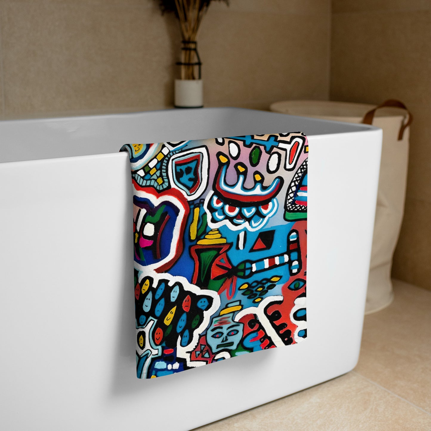 Mind  Games # 1 - Beach Towel