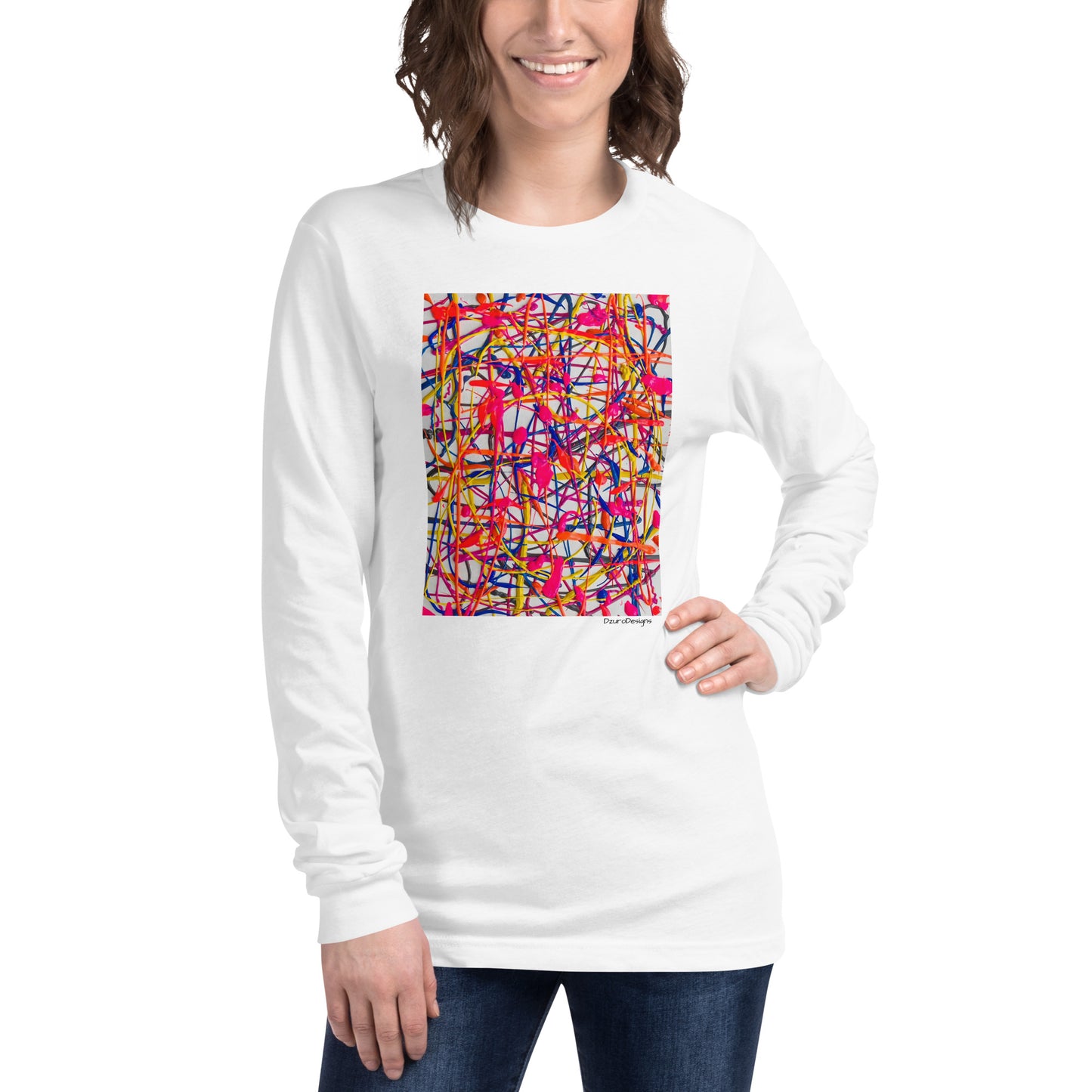 Neon Web - Unisex Long Sleeve Tee