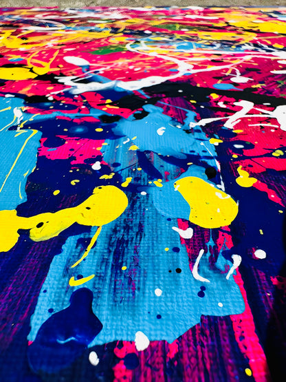 Raspberry Delight - Original Artwork