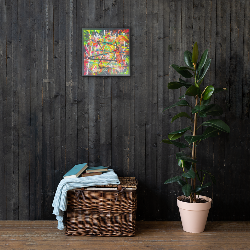 Padlock - Canvas Reprint