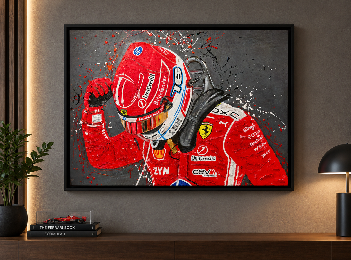 Charles Leclerc - Framed canvas reprint  size 24" x 32"