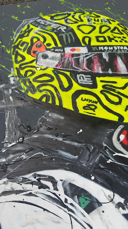 Lando Norris wins Monaco grand prix 2025 - Original Artwork