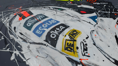 Lando Norris wins Monaco grand prix 2025 - Original Artwork