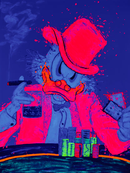 Lucky McDucky - Original Artwork size 60 x 80 cm