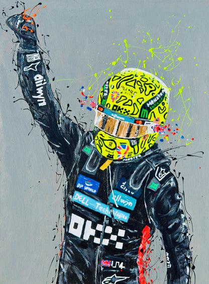 Lando Norris Original Artwork