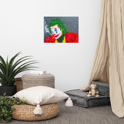 Joker - Original artwork. Acrylic on canvas size 60 cm x 80 cm.