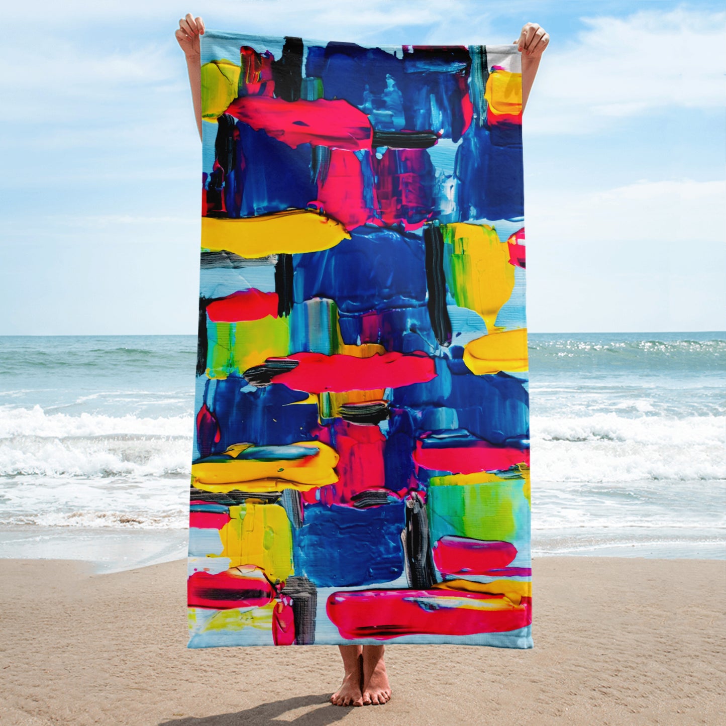 Puzzled - Beach Towel
