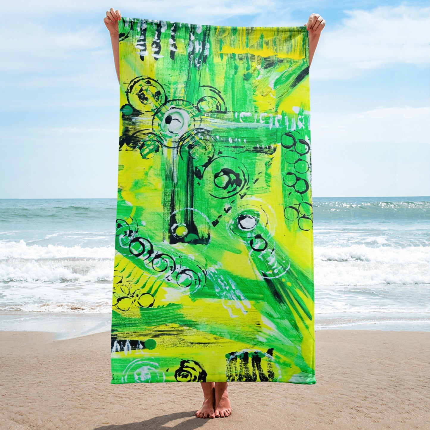 Tequila Slime  - Beach Towel