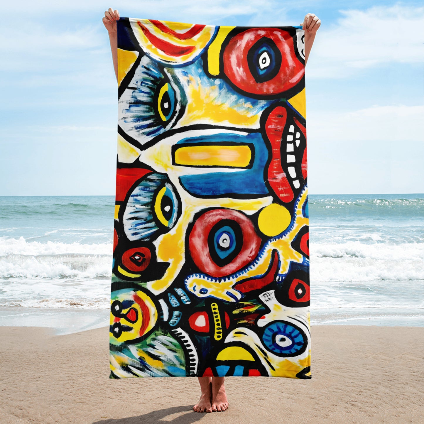 The Eyes - Beach Towel