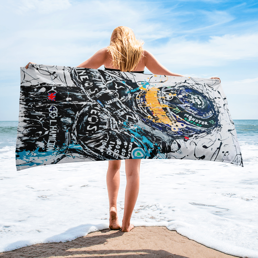 Sir Lewis Hamilton - Beach Towel