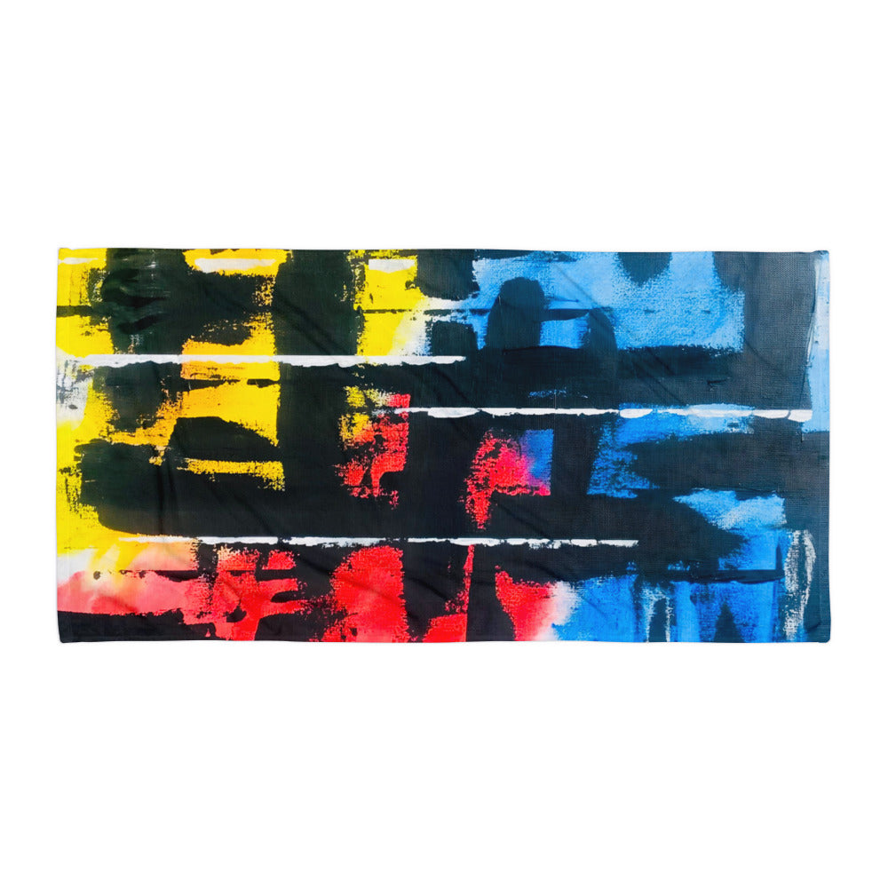 Black Rainbow - Beach Towel