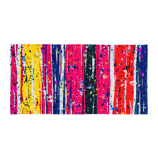 Stripped - Beach Towel