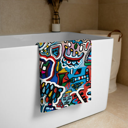 Mind  Games # 1 - Beach Towel