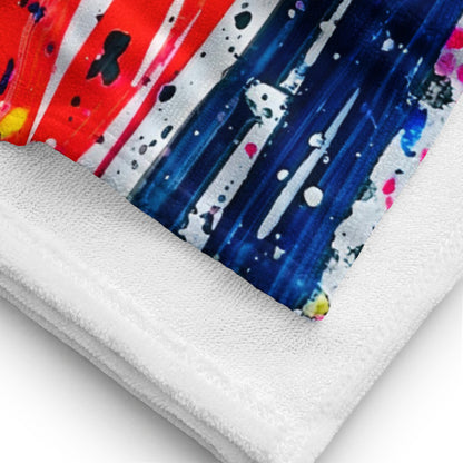Stripped - Beach Towel