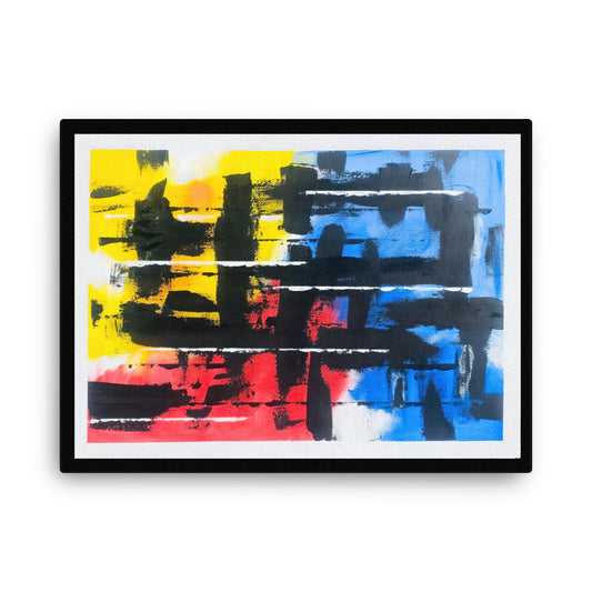 Black Rainbow - Canvas Reprint