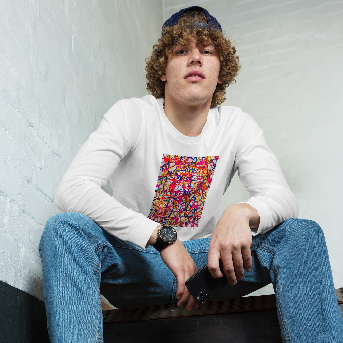 Neon Web - Unisex Long Sleeve Tee
